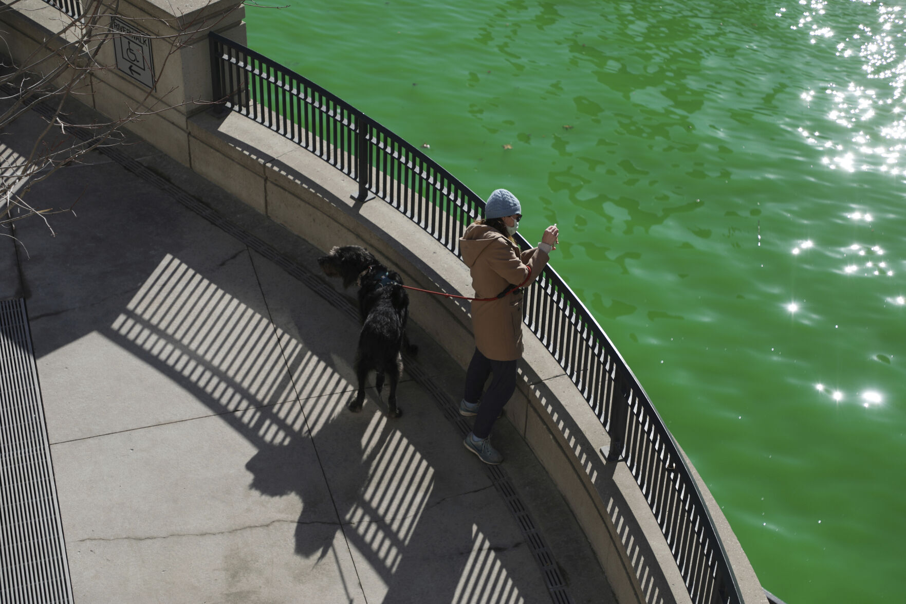 Virus Outbreak Chicago River